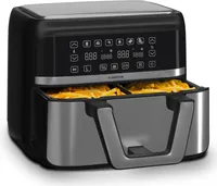 Klarstein, horkovzdušná fritéza, 2 komory, 2850 W, 9 l, časovač, 6 režimů