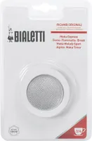 Bialetti 0109742 Gummidichtung & Filter für Aluminiumgeräte, 3 Tassen, weiß/silber, 4-teilig (1 Set)