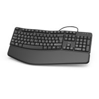 hama 00182630 hama EKC-400 Tastatur kabelgebunden schwarz