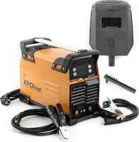 XPOtool Tragbares MMA Elektrodenschweißgerät 20-200A IGBT Inverter E-Hand Schweißgerät mit Zubehör