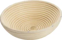 Thiru Gärkorb rund aus natürlichem Peddigrohr, Ø 24,5 x 8,5 cm für bis 2000 g Teig