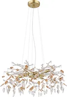 Globo Lighting Luster Metall verchromt, 8x G9
