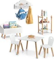 Kindermöbel Weiß 4er-Set