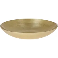 Glasschale Durchmesser 30Cm Goldfarben