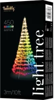 Twinkly Light Tree 450 RGBW LED, Pole black, 3 m, IP44