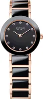 Bering  11422-746  Ceramic  11422-746  Schwarz  Roségold  Damen  Armbanduhr