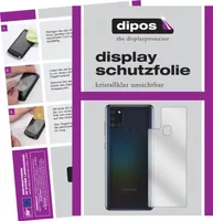 2x ochranná fólie pro Samsung Galaxy A21s zadní čirá ochranná fólie displeje dipos