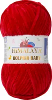 Strickfein Himalaya Dolphin Baby super Bulky Chenille Garn Wolle strickgarn 100 gr 80352 - dunkelrot