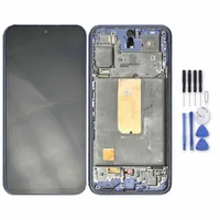 Für Samsung Galaxy A54 4G/5G Display Full TFT LCD mit Rahmen Einheit Touch Ersatzteil Reparatur Lila (ohne Fingerprint)