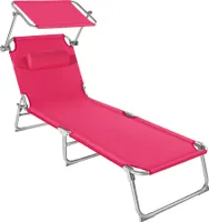 Gartenliege Chloé klappbar 190 x 68 x 65 cm