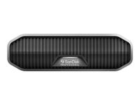 SanDisk PROFESSIONAL G-DRIVE 6 TB Desktop-Festplatte (schnelle Backups, 250 MB/s Lese- und Schreibgeschwindigkeit, USB-C, integrierte Ultrastar-Festplatte 7.200 U/min)