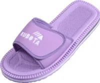 Kubota Badelatschen mit Klettverschluss Pantoletten Hausschuhe Damen "Velcro" Pastellviolett, 38