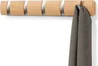 UMBRA FLIP HOOK 5-dielny vešiak s háčikom na kabáty prírodný 318850-390