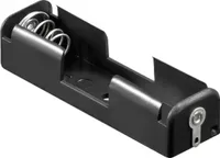 1x AA (Mignon) Batteriehalter, Lötfahne (U)