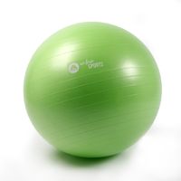 Apollo Gymnastikball 65cm | robuster Fitnessball und Sitzball Inkl. Pumpe | Rückenschonender Gymnastikball fürs Büro, Pilates, Yoga | Pilatesball fürs Workout - in 4 Farben - grün