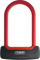 ABUS Bügelschloss Granit Plus 640/135HB150 - Extra leichtes Fahrradschloss mit Rundbügel - ABUS-Sicherheitslevel 12 - Schwarz/Rot