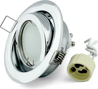 Einbauspot Set LED RIK.19 chrom 230V GU10 4W kaltweiss