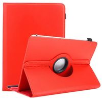Cadorabo Hülle für Lenovo Tab P10 (10.1 Zoll) Schutzhülle in Rot 360 Grad Tablet Hülle Etui Cover Case