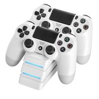 snakebyte PS4 Twin:Charge 4™ (white)