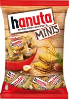 hanuta minis plátky lieskových orieškov 200,0 g