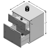 FMD furniture  Nachtkonsole