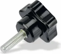 Sterngriffschraube, M6/20 mm, schwarz