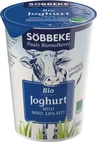 Söbbeke Weidemilch Naturjoghurt mild 3,8% Becher -- 500g
