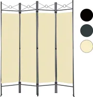 Paravent hellgelb, Raumteiler, Trennwand, spanische Wand