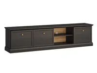 AX LIVING Lowboard TV „Levantos RTV“ – 206 cm breit, Schwarz Graphit