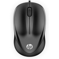 HP Maus 1000 kabelgebunden, 1.200 DPI, USB-Anschluss, Rechtshänder, Linkshänder schwarz