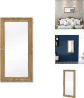 vidaXL Wandspiegel im Barock-Stil 100x50 cm Golden -  Spiegel