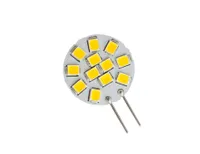LED Stiftsockellampe, G4, 12V, 1,2W, 12 LED's, 20mm, 160lm, warmweiß, 110mA
