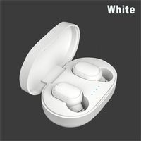 A6S TWS Kopfhörer Drahtlose Bluetooth Kopfhörer Sport Stereo Bluetooth Ohrhörer für Xiaomi Huawei iPhone Weiß