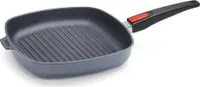 WOLL 'Diamond LITE Gusspfanne viereckig 28x28cm 4cm h, mit Rillen nicht induktiv