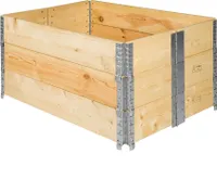 Hochbeet aus Holz 120 x 80 x 19 cm