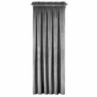 Eurofirany różowa zasłona z poliestru szara 270 cm x 140 cm