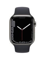 Apple Watch 7 GPS + Cell 45mm Edelst. Graphit, Sport Mittern.
