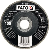 Yato yt-83275 brusky - kotouc listkovy plochy 125mm p100