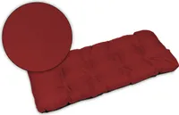 Sitzkissen Bankkissen Bankauflage für Gartenbank - 120x50 cm - Outdoor und Indoor - Bordeaux