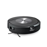 iRobot Roomba Combo j7+, Beutellos, Schwarz, Edelstahl, Rund, 3 Rad/Räder, Ladend, Android, iOS