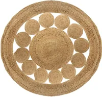 Okrńögňāy Jutový koberec Lace 120 cm