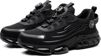 Anti-Smash & Puncture Safety Shoes, Rotating Buckle Laces, Breathable Fly Weave Work Shoes