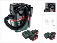 Metabo AS 18 L PC Compact Akku Sauger 18 V 6 l IPX4 Staubklasse L Nass und Trocken + 2x Akku 5,5 Ah + Ladegerät