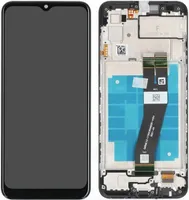 Original LCD Display Touchscreen Bildschirm Rahmen Schwarz für Samsung Galaxy A03 A035G