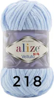 Alize Velluto, 100g/68m 218 baby blue