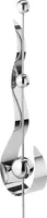 Kobolo Gartenstecker Dekostecker Blumenstecker DROPS- Beet Natur Spalier Deko Figur Kugel - Edelstahl silber 160 cm - Eingangsbereich Terrasse Garten