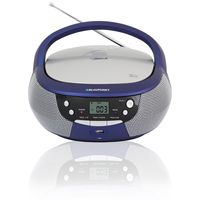 BLAUPUNKT B 4-1 BL Boombox (Radio, CD-Rekorder, CD-Player, MP3-Player, USB ERP2, LCD-Display) blau