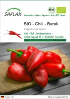 SAFLAX - BIO - Chili - Barak - 15 Samen - Capsicum annuum