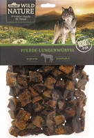 Dehner Wild Nature Hundesnack, Premium Hundeleckerli glutenfrei / getreidefrei, Würfelsnack für ernährungssensible Hunde, Pferde-Lunge, 200 g