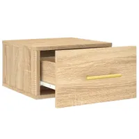vidaXL Nástenný nočný stolík Sonoma Oak 35x35x20 cm